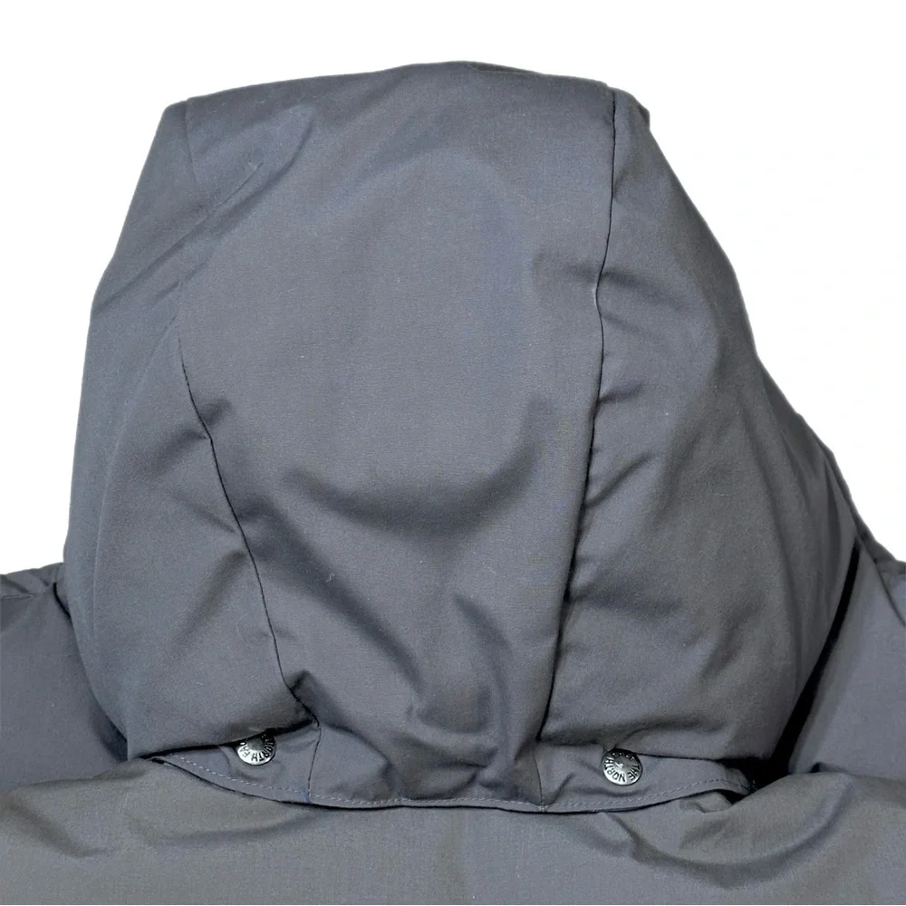 The North Face Vintage Grey Down/Duvet Sierra Hooded Parka Jacket In Size L